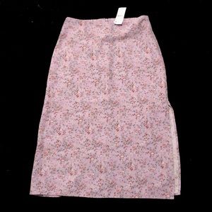 John Galt Phoebe lilac midi skirt